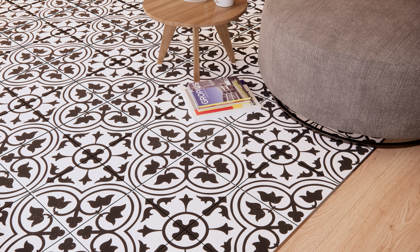 Classic black 45x45 matt