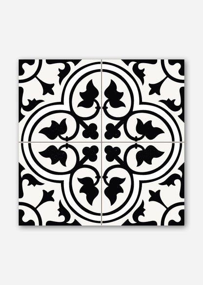 Classic black 45x45 matt