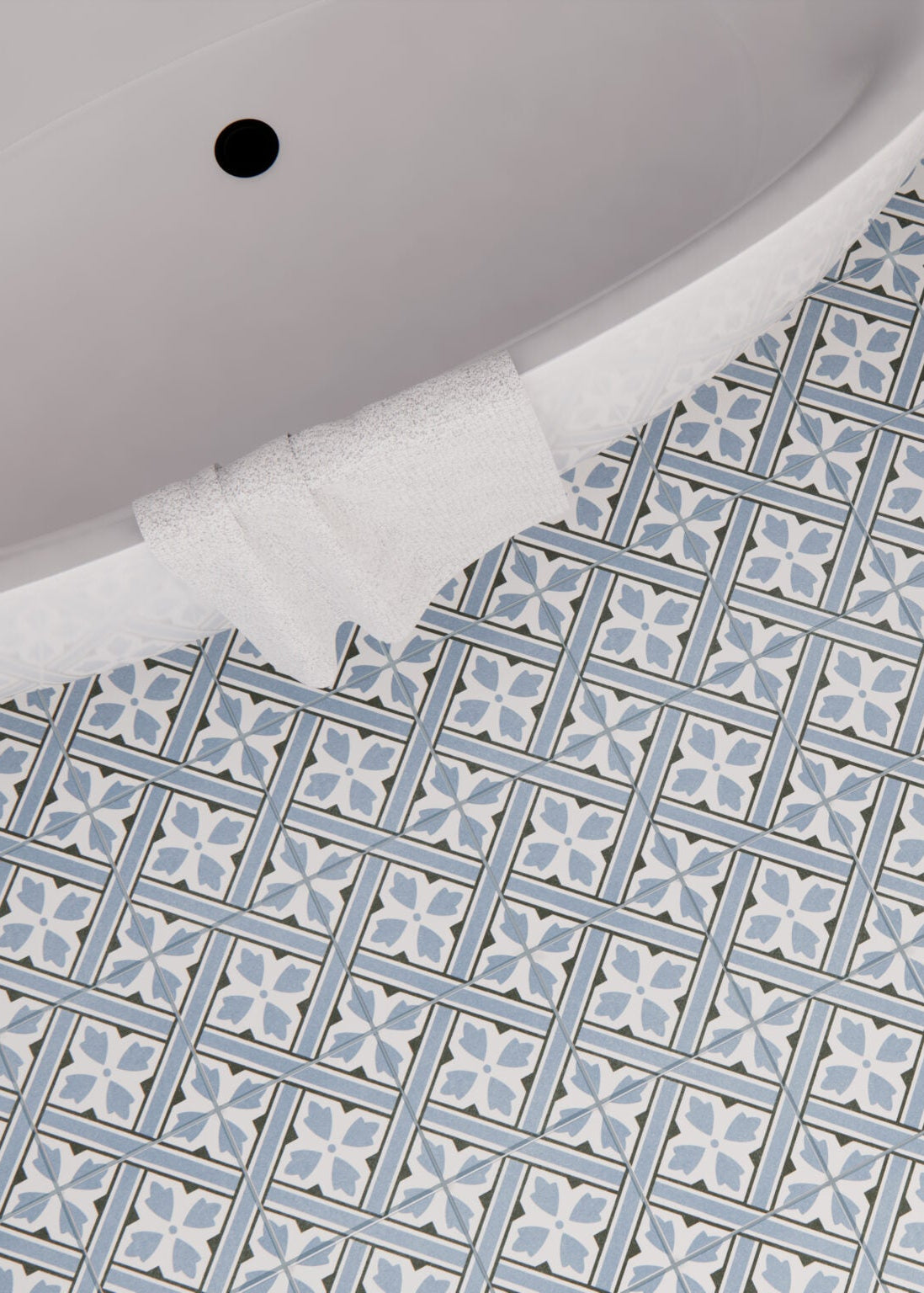 Classic bluey 45x45 matt