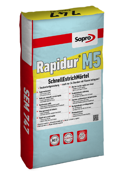 Rapidur Sopro Rapidur M5 Schnellestrichmörtel - 25kg Sack – Engel Bauzentrum