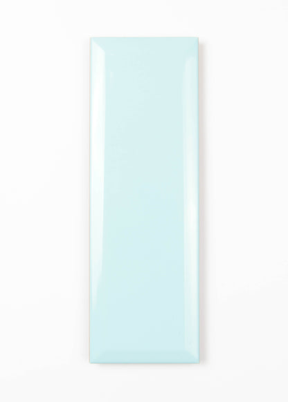 Metro hellblau 10x30 glänzend