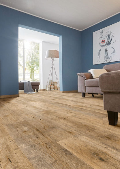 Laminat Prima Oak tobakko 129x20 matt - klick