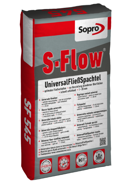 S Flow UniversalFließSpachtel - 25kg Sack