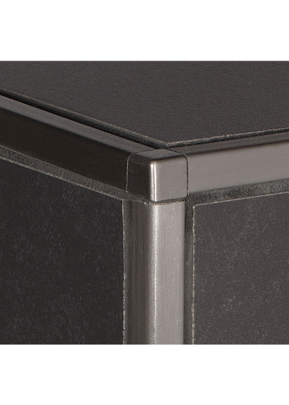 Fliesenschiene Quadratprofil Edelstahl gebürstet - 10mm 250cm