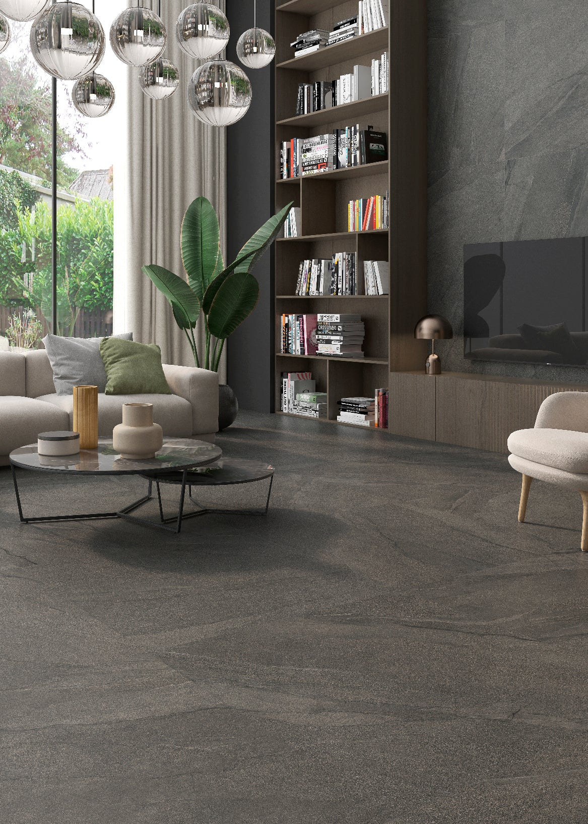 Stone argent 60x60 matt