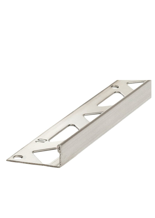 Fliesenschiene Abschlussprofil Edelstahl gebürstet - 8mm 250cm