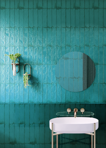 Colora aquamarine 7,5x30 glänzend